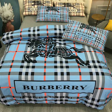 burberry print bed sheets india